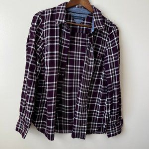 Tommy Hilfiger Purple Flannel